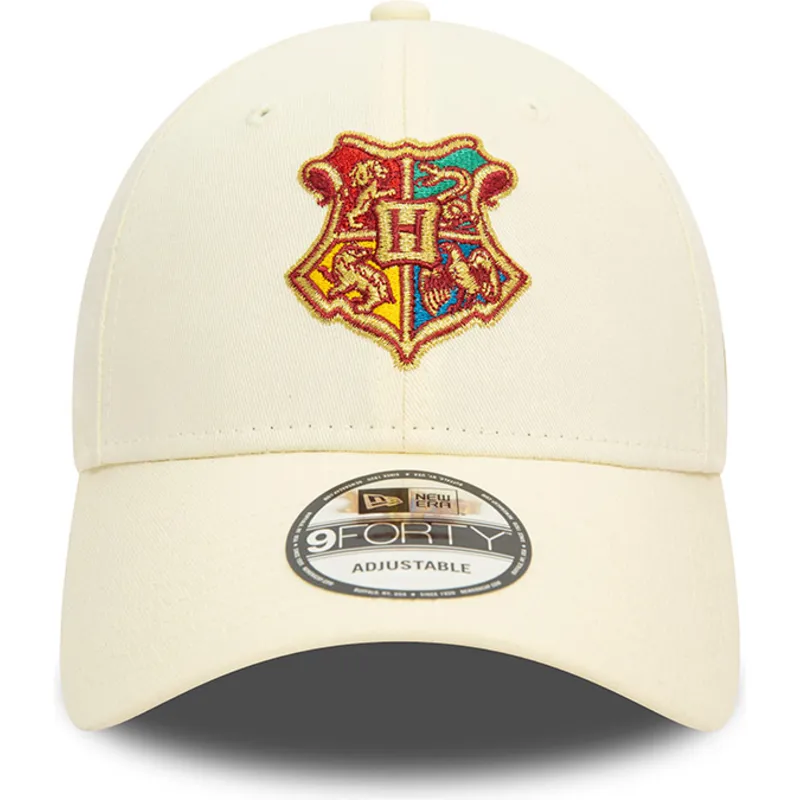 petten-gebogen-beige-verstelbaar-9forty-van-hogwarts-harry-potter-van-new-era