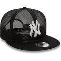 petten-plat-zwart-snapback-9fifty-embroidered-mesh-van-new-york-yankees-mlb-van-new-era