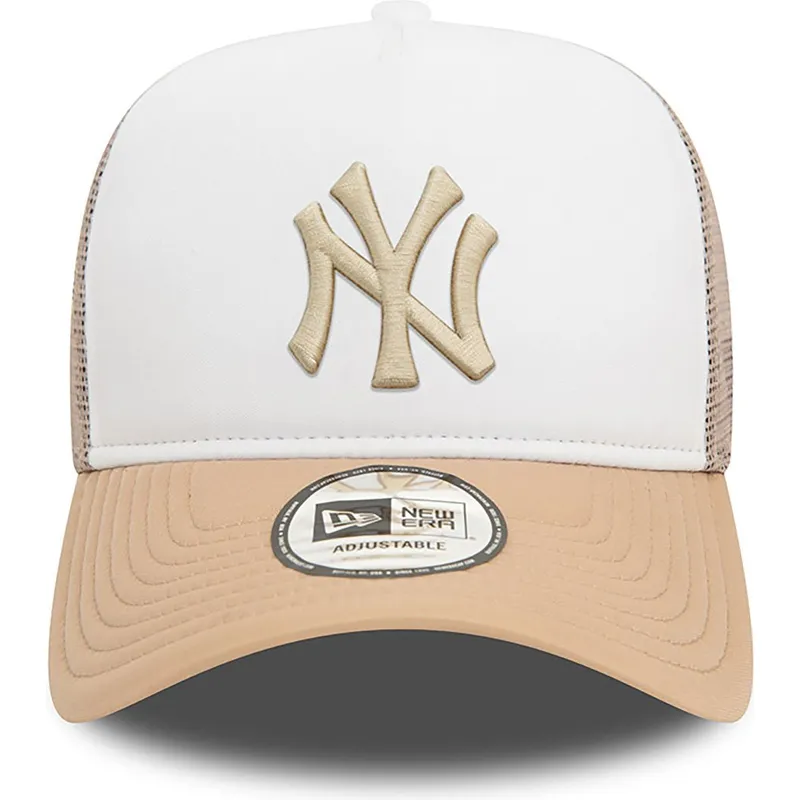 petten-gebogen-beige-snapback-a-frame-frame-world-series-van-new-york-yankees-mlb-van-new-era