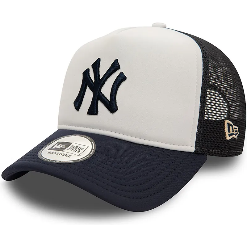 petten-gebogen-marineblauw-snapback-a-frame-frame-world-series-van-new-york-yankees-mlb-van-new-era