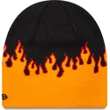 mutsen-zwart-skull-knit-flame-van-new-era
