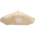 baretten-beige-wool-beret-van-new-york-yankees-mlb-van-new-era