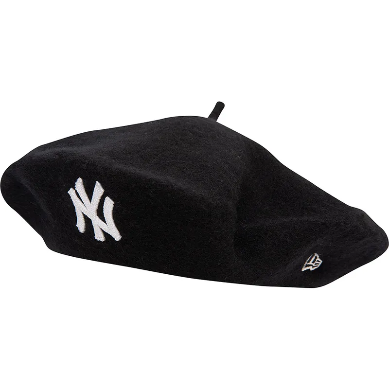 baretten-zwart-wool-beret-van-new-york-yankees-mlb-van-new-era