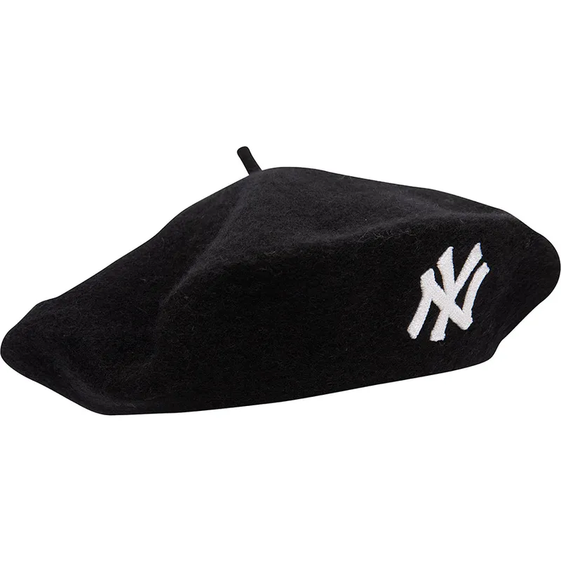 baretten-zwart-wool-beret-van-new-york-yankees-mlb-van-new-era