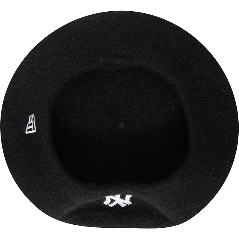 baretten-zwart-wool-beret-van-new-york-yankees-mlb-van-new-era