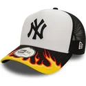 petten-gebogen-wit-snapback-a-frame-flame-van-new-york-yankees-mlb-van-new-era