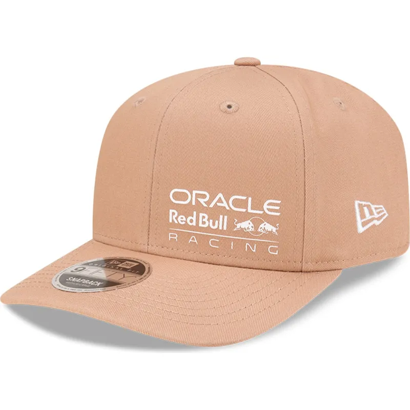 petten-gebogen-beige-snapback-9fifty-seasonal-flower-van-red-bull-racing-formula-1-van-new-era