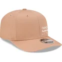petten-gebogen-beige-snapback-9fifty-seasonal-flower-van-red-bull-racing-formula-1-van-new-era