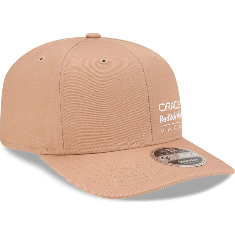 petten-gebogen-beige-snapback-9fifty-seasonal-flower-van-red-bull-racing-formula-1-van-new-era