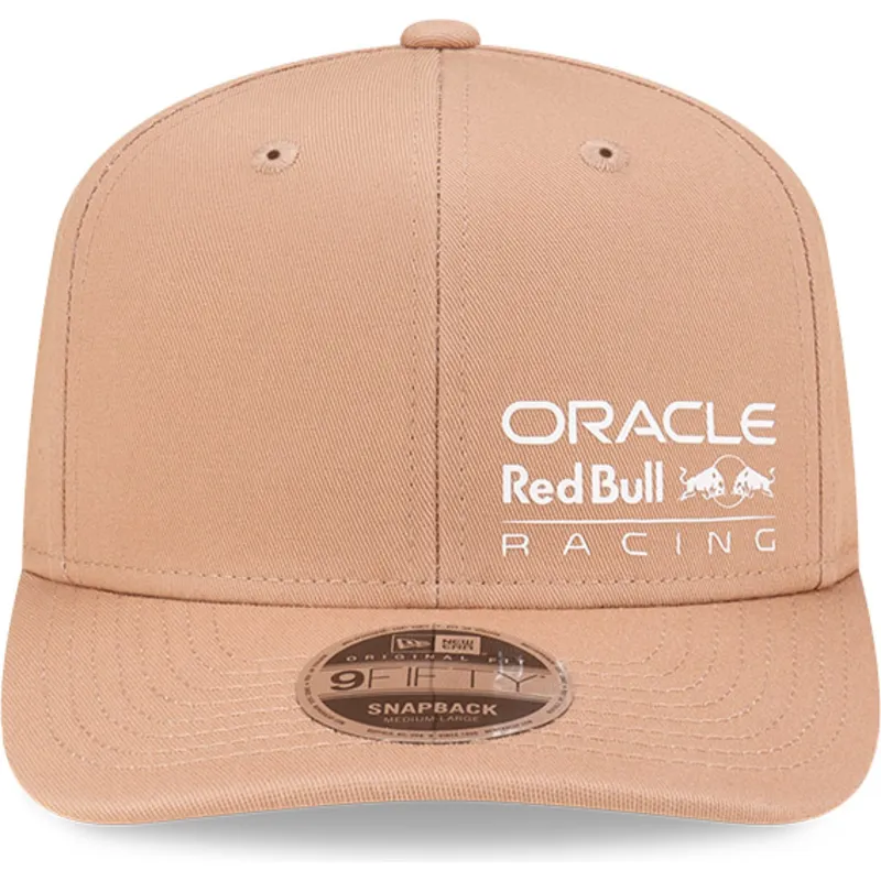 petten-gebogen-beige-snapback-9fifty-seasonal-flower-van-red-bull-racing-formula-1-van-new-era