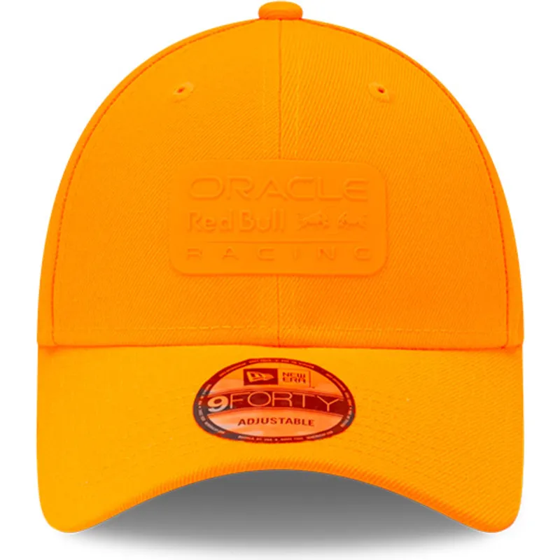 petten-gebogen-oranje-verstelbaar-9forty-neon-van-red-bull-racing-formula-1-van-new-era