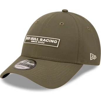 Petten gebogen groen verstelbaar 9FORTY REPREVE Wordmark van Red Bull Racing Formula 1 van New Era
