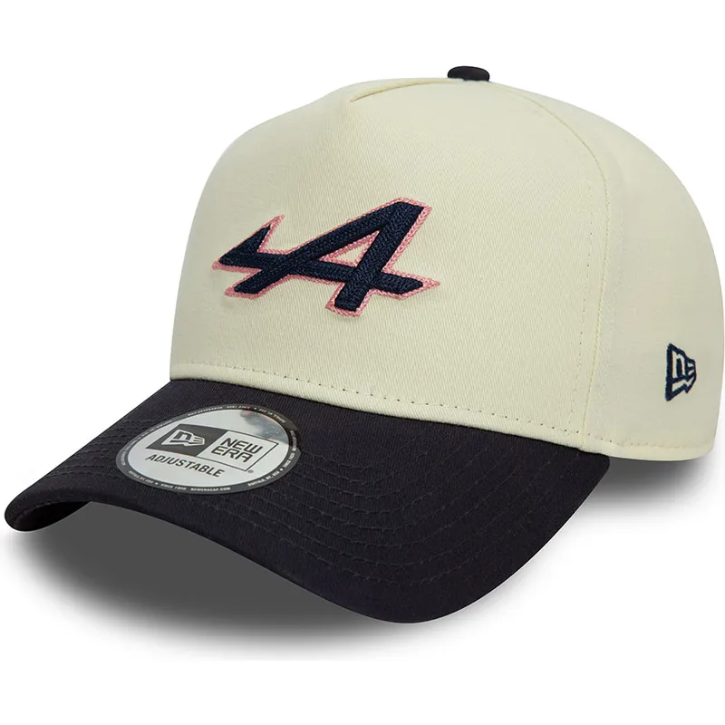 petten-gebogen-blauw-snapback-e-frame-chain-stitch-van-alpine-f1-team-formula-1-van-new-era