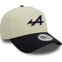 petten-gebogen-blauw-snapback-e-frame-chain-stitch-van-alpine-f1-team-formula-1-van-new-era