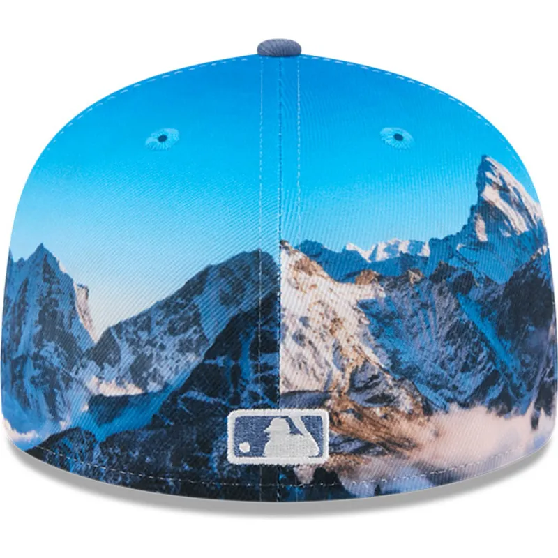 petten-plat-blauw-fitted-59fifty-photoreal-van-los-angeles-dodgers-mlb-van-new-era