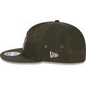 petten-plat-groen-verstelbaar-9fifty-waxed-canvas-van-new-york-yankees-mlb-van-new-era