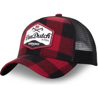 petten-gebogen-rood-snapback-car01-van-von-dutch