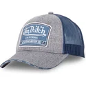 petten-gebogen-grijs-snapback-mixgrey01-van-von-dutch