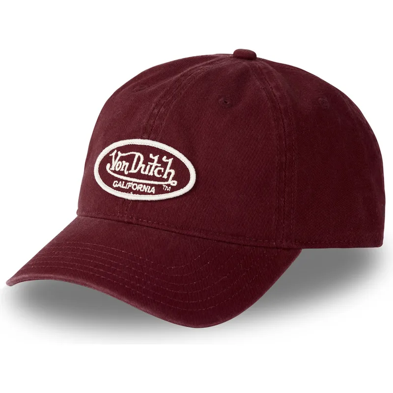 petten-gebogen-rood-verstelbaar-log-bur-van-von-dutch