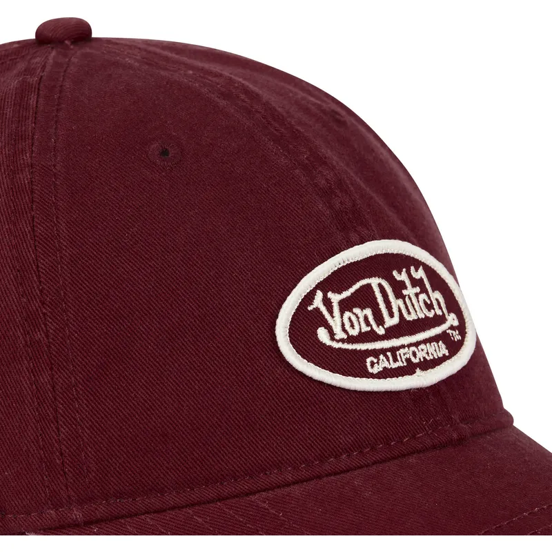 petten-gebogen-rood-verstelbaar-log-bur-van-von-dutch