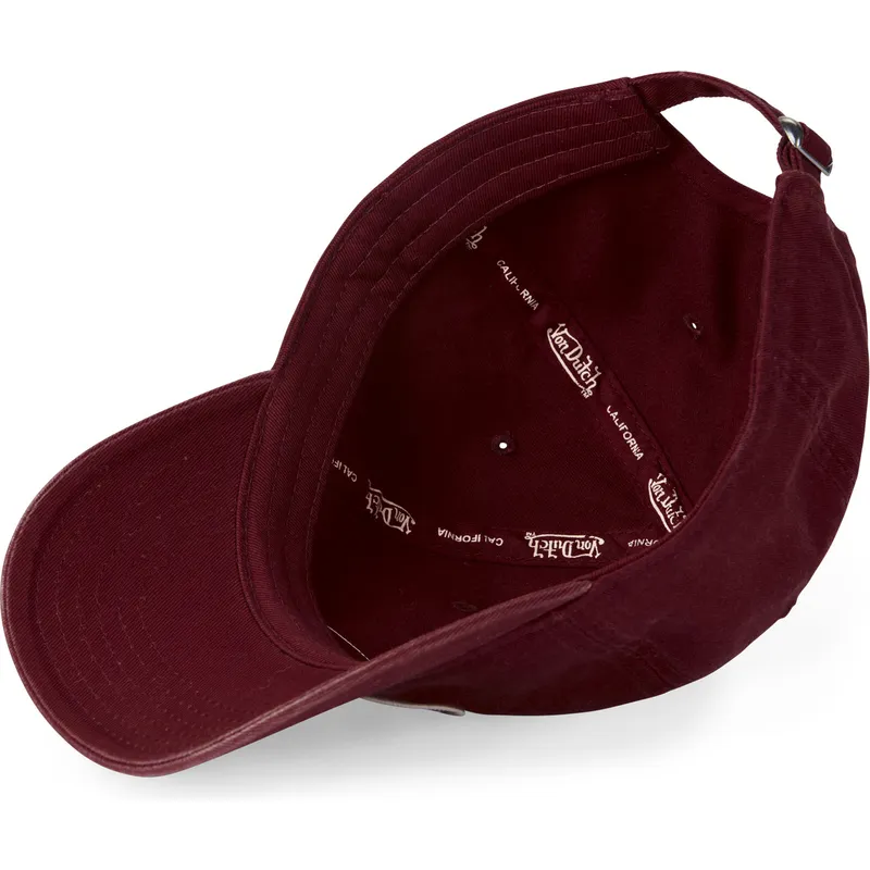 petten-gebogen-rood-verstelbaar-log-bur-van-von-dutch