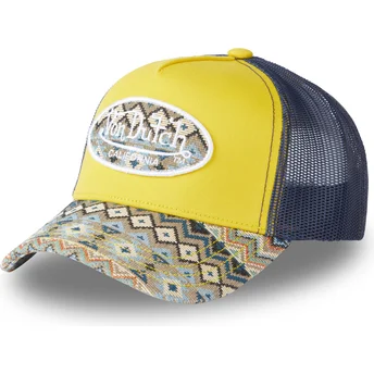 Petten gebogen marineblauw snapback 02 van Von Dutch