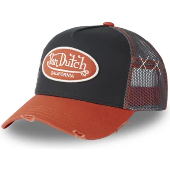 Petten gebogen meerkleurig snapback GROR van Von Dutch