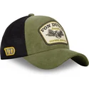 petten-gebogen-groen-snapback-kak-van-von-dutch