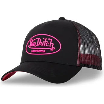 Petten gebogen zwart snapback DOM P van Von Dutch