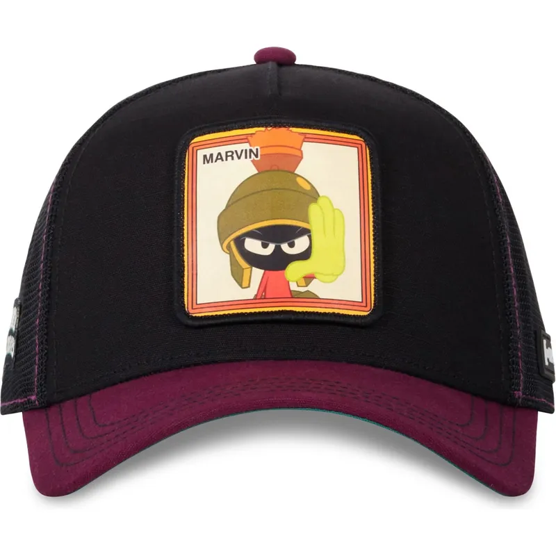 petten-gebogen-zwart-snapback-loo10-vmar-marvin-de-marsman-looney-tunes-van-capslab