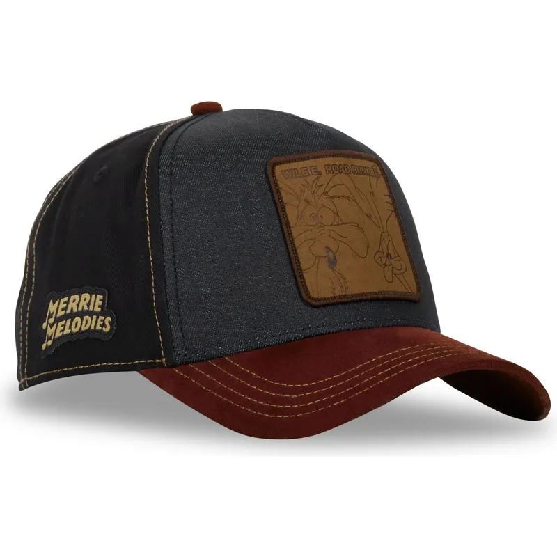 petten-gebogen-meerkleurig-snapback-loo10-wrr-coyote-en-roadrunner-looney-tunes-van-capslab