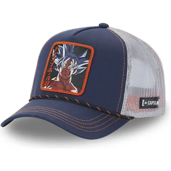 Petten gebogen marineblauw snapback DBS5 ULT Son Goku Dragon Ball van Capslab