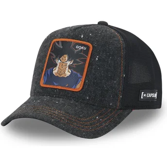 Petten gebogen zwart snapback Ultra Instinct DBS5 SIG Son Goku Dragon Ball van Capslab