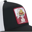 petten-gebogen-zwart-snapback-op4-hat-monkey-d-luffy-one-piece-van-capslab