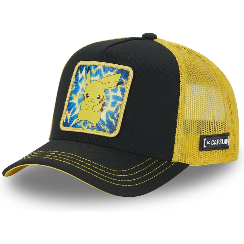 petten-gebogen-zwart-snapback-pmk5-thu-pikachu-pokemon-van-capslab