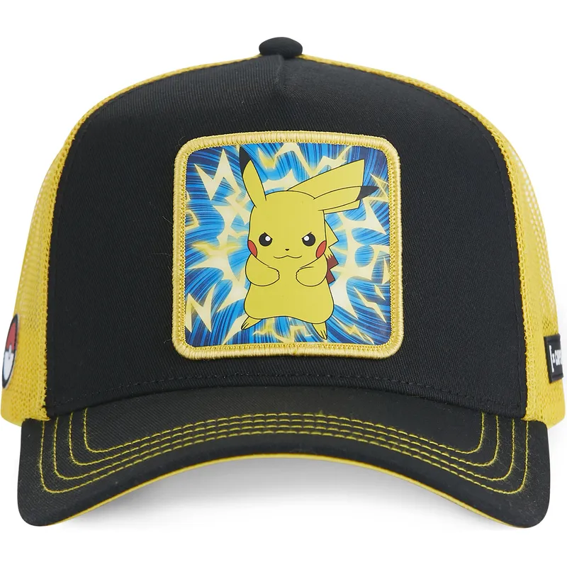 petten-gebogen-zwart-snapback-pmk5-thu-pikachu-pokemon-van-capslab