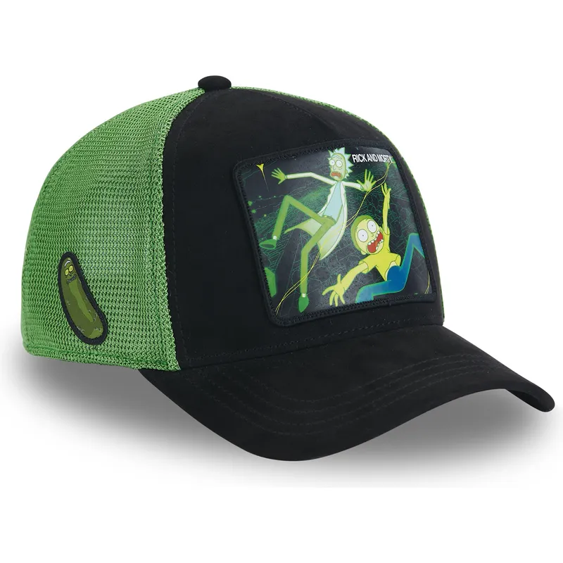 petten-gebogen-zwart-snapback-rem5-rem-rick-en-morty-van-capslab