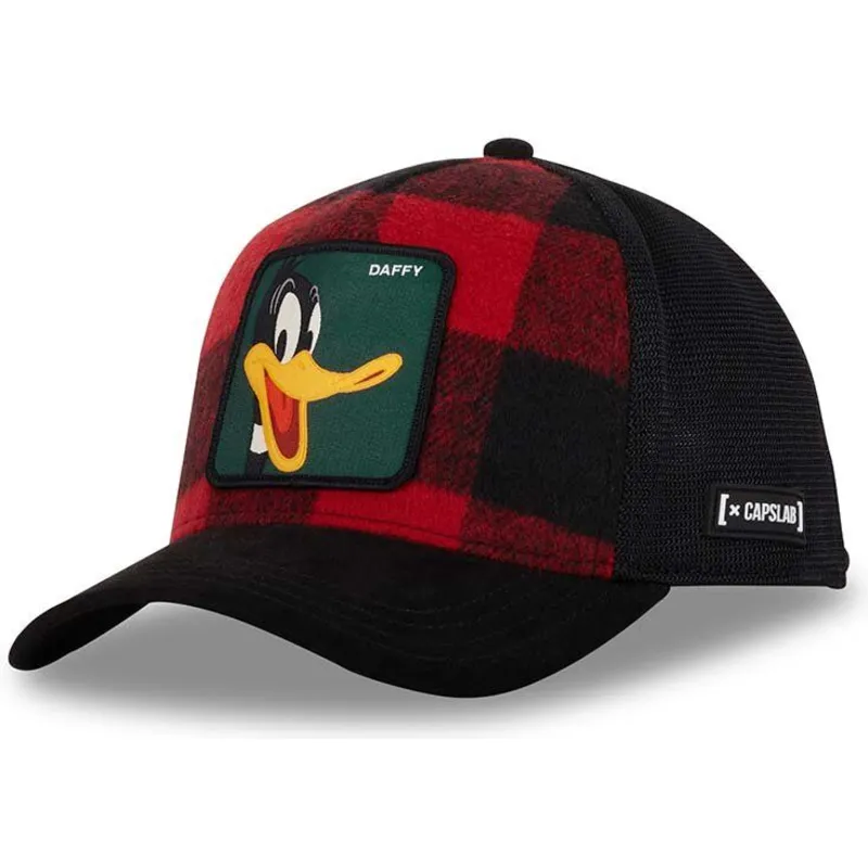 petten-gebogen-rood-snapback-loo10-lum-daffy-duck-looney-tunes-van-capslab petten-gebogen-rood-snapback-loo10-lum-daffy-duck-looney-tunes-van-capslab