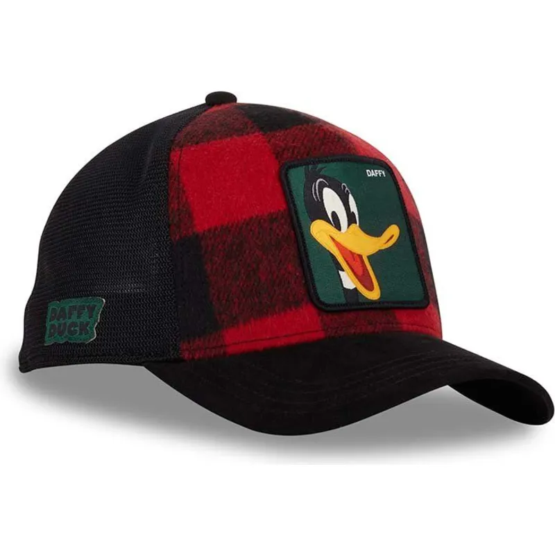 petten-gebogen-rood-snapback-loo10-lum-daffy-duck-looney-tunes-van-capslab petten-gebogen-rood-snapback-loo10-lum-daffy-duck-looney-tunes-van-capslab