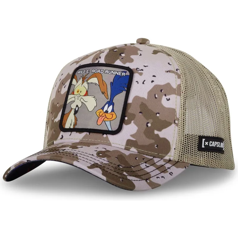 petten-gebogen-camouflage-snapback-loo10-bbc-coyote-en-roadrunner-looney-tunes-van-capslab petten-gebogen-camouflage-snapback-loo10-bbc-coyote-en-roadrunner-looney-tunes-van-capslab