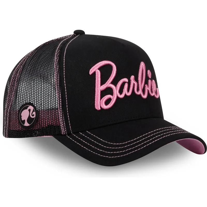 petten-gebogen-zwart-snapback-bar6-barbie-van-capslab
