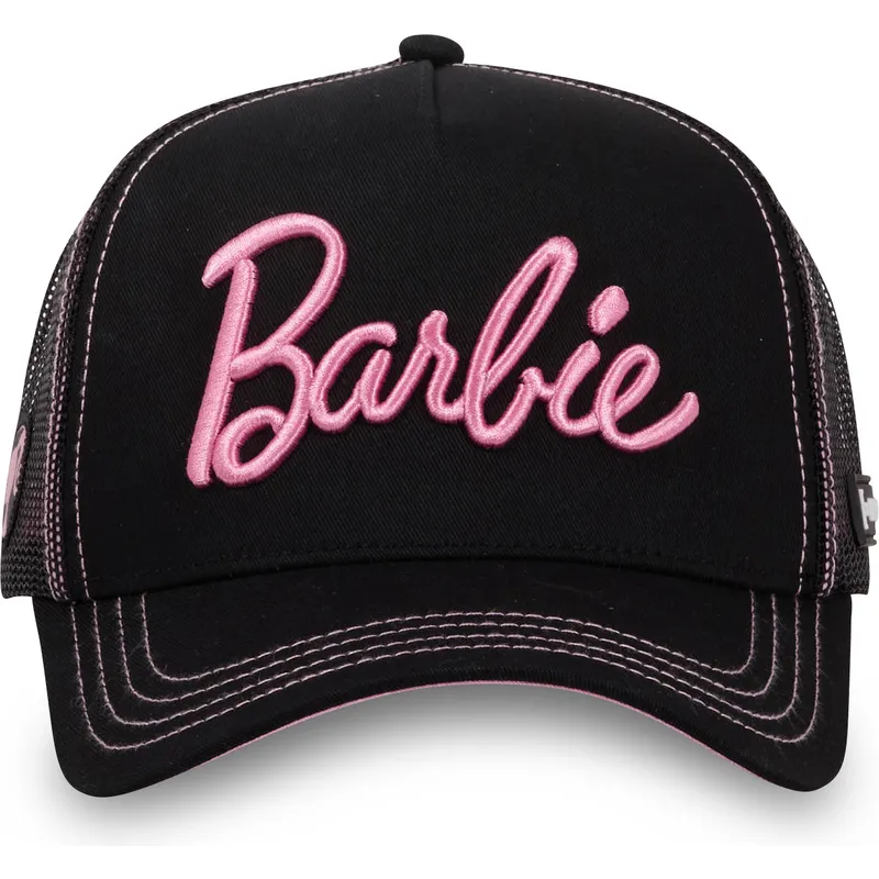 petten-gebogen-zwart-snapback-bar6-barbie-van-capslab