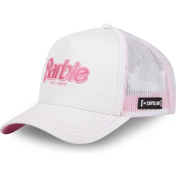 Petten gebogen wit snapback BAR9 CT Barbie van Capslab
