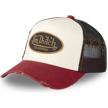 Petten gebogen meerkleurig snapback GRRE van Von Dutch
