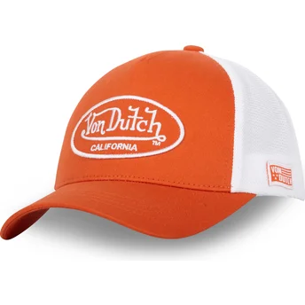 Petten gebogen oranje verstelbaar LOF B17 van Von Dutch