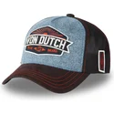 petten-gebogen-blauw-snapback-lea02-van-von-dutch