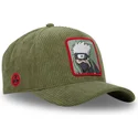 petten-gebogen-groen-snapback-ns3-cor-kakashi-hatake-naruto-van-capslab