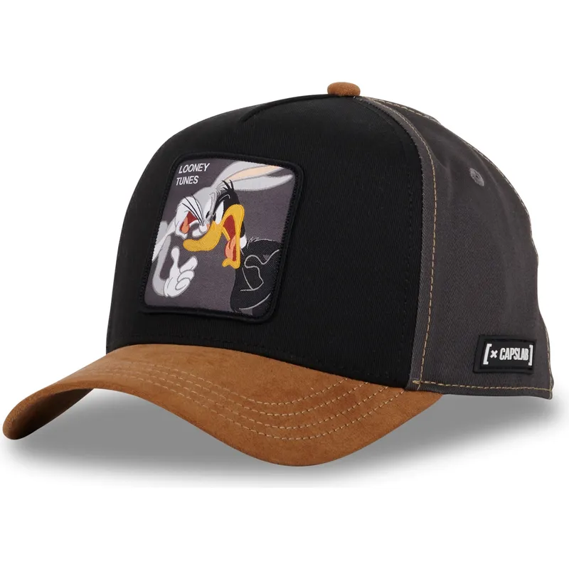 petten-gebogen-meerkleurig-snapback-loo10-bad-bugs-bunny-en-daffy-duck-looney-tunes-van-capslab