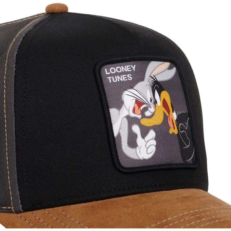 petten-gebogen-meerkleurig-snapback-loo10-bad-bugs-bunny-en-daffy-duck-looney-tunes-van-capslab