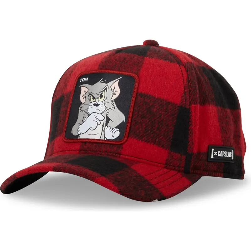 petten-gebogen-rood-snapback-taj5-tj6-tom-looney-tunes-van-capslab